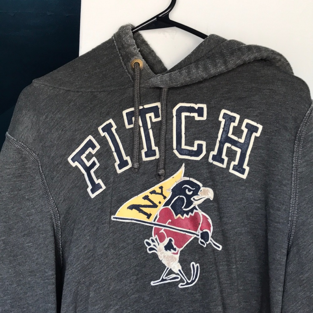 Abercrombie Grey Retro Hoodie